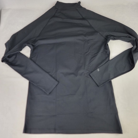 SParms Sun Protection Body Warm High Neck Longsleeve Golf Mock Black L NEW - Picture 6 of 8